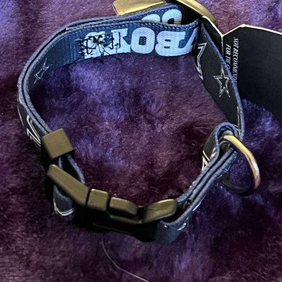BRAND NEW OFFICIALLY LICENSED NFL DALLAS COWBOYS EXTRA SMALL PET COLLAR CTM7 - Picture 1 of 6